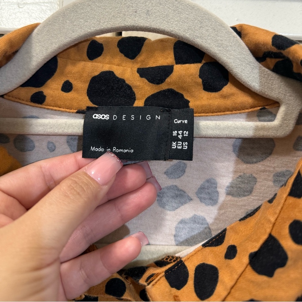 Asos Desing Women’s Animal Print Dress - Picture 5 of 6